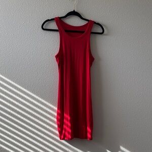 Red Sleeveless Women's Top